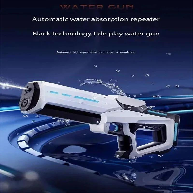Electric Burst Water Gun Toy Automatically Absorbs Water Adults/Children Summer Outdoor Parent-Child Water Game Water Gun Toy Beach