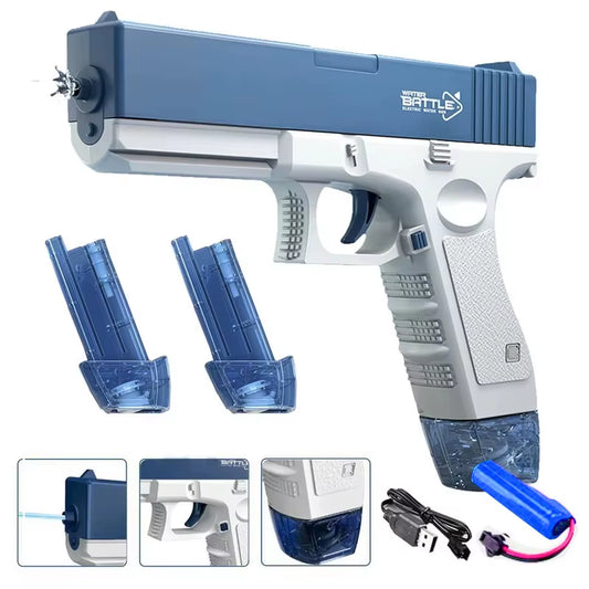 Electric Water Gun Toy Portable Automatic Electric Burst Water Gun Kids Outdoor Water Toys